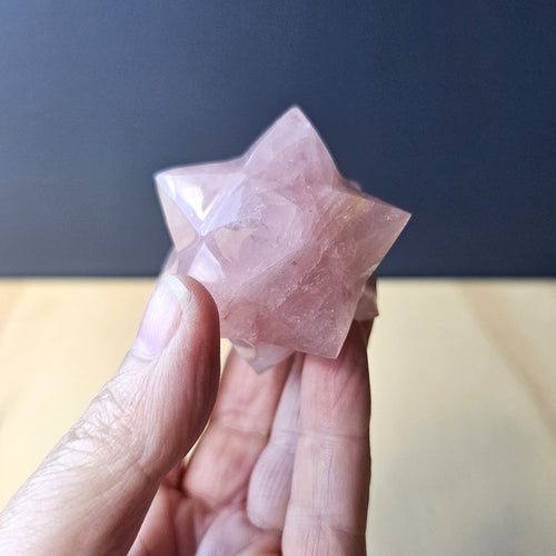 Rose Quartz Merkaba | 115gms