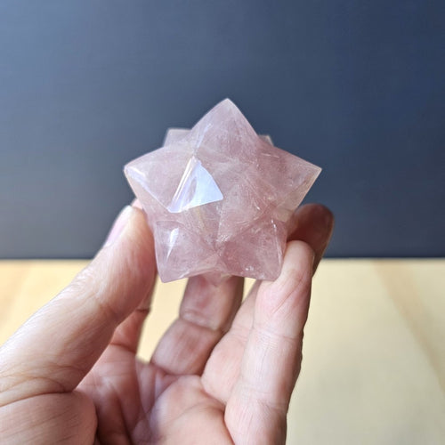Rose Quartz Merkaba | 115gms