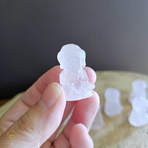 Rose Quartz Mini Buddhas