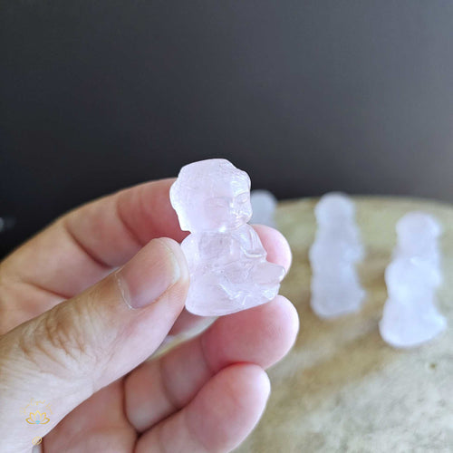 Rose Quartz Mini Buddhas