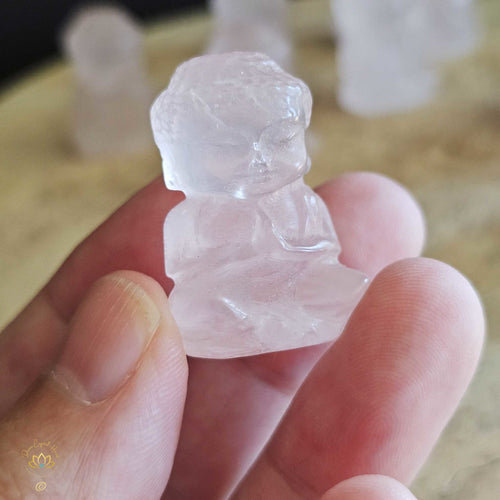 Rose Quartz Mini Buddhas