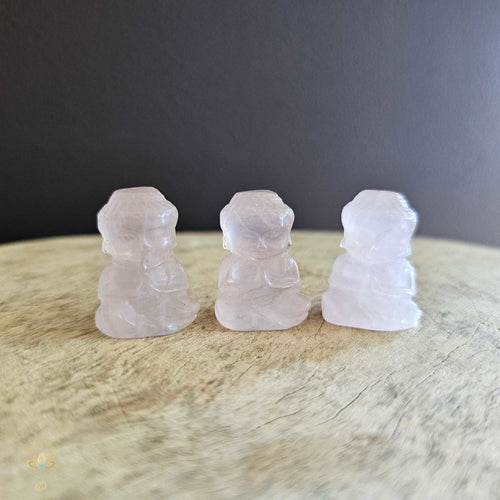 Rose Quartz Mini Buddhas