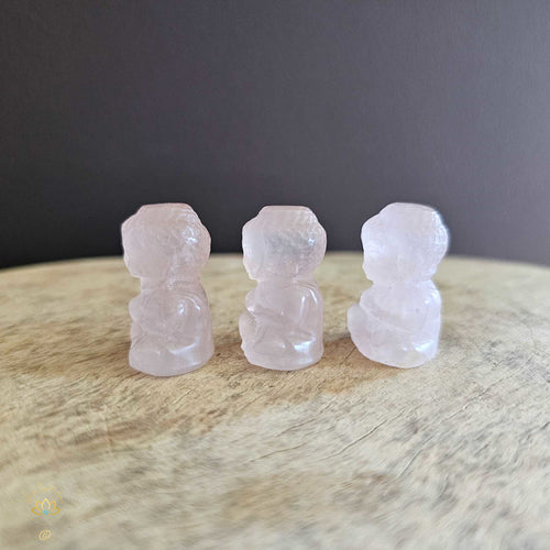 Rose Quartz Mini Buddhas