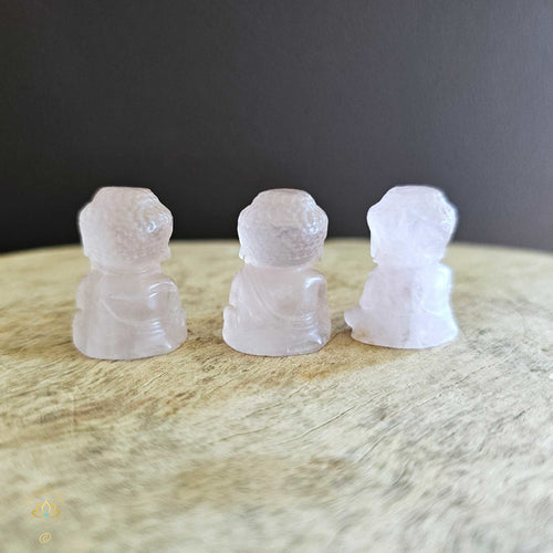 Rose Quartz Mini Buddhas