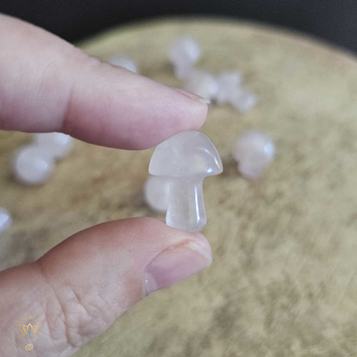 Rose Quartz Mini Mushrooms