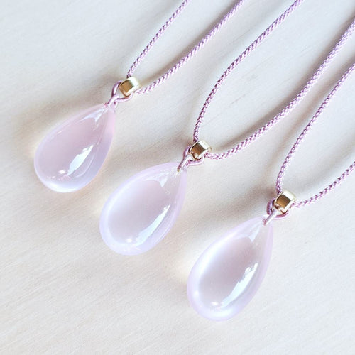 Rose Quartz Necklace | Sacred Heart