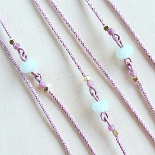 Rose Quartz Necklace | Sacred Heart