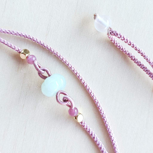 Rose Quartz Necklace | Sacred Heart