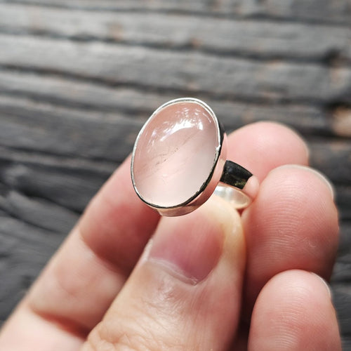 Rose Quartz Ring | Whispers Of The Divine