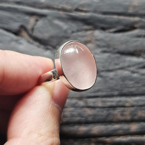 Rose Quartz Ring | Whispers Of The Divine