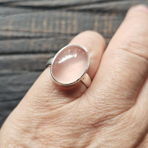 Rose Quartz Ring | Whispers Of The Divine