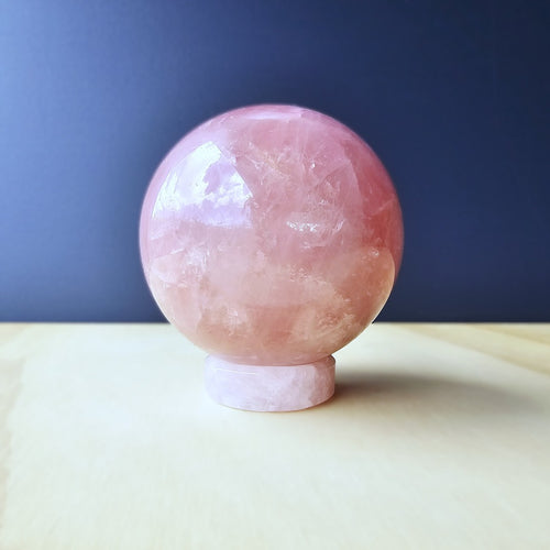 Rose Quartz Sphere | Circle Of Self Love