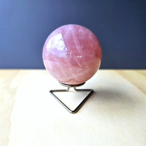 Rose Quartz Sphere | Sphere Of Gentle Strength