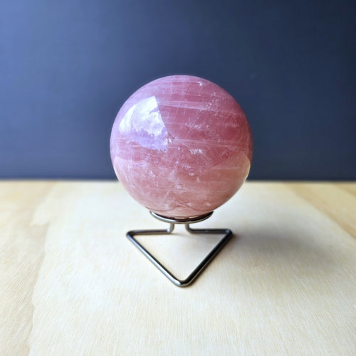 Rose Quartz Sphere | Sphere Of Gentle Strength
