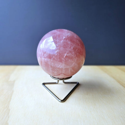 Rose Quartz Sphere | Sphere Of Gentle Strength