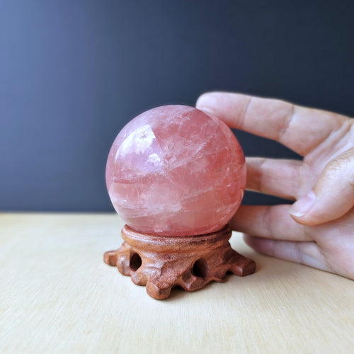 Rose Quartz Sphere | The Love Oracle