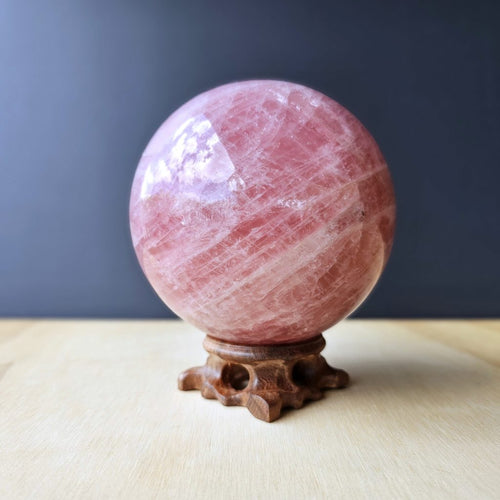 Rose Quartz Sphere | The Quiet Heart
