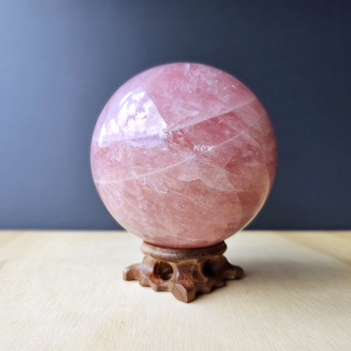 Rose Quartz Sphere | The Quiet Heart