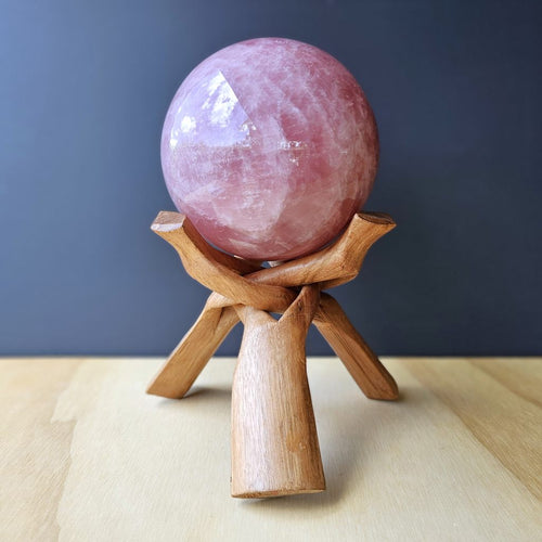 Rose Quartz Sphere | The Rose Sanctuary