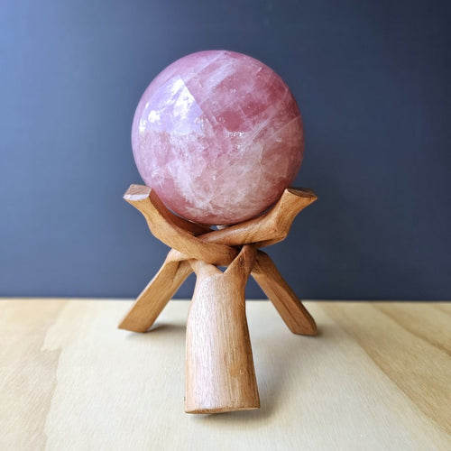 Rose Quartz Sphere | The Rose Sanctuary