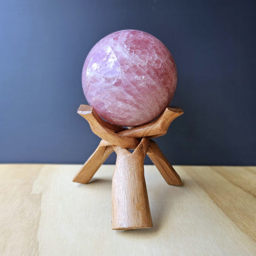 Rose Quartz Sphere | The Rose Sanctuary