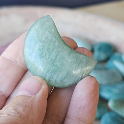 Rose Quartz & Amazonite Moons | Celestial Calm