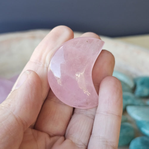 Rose Quartz & Amazonite Moons | Celestial Calm