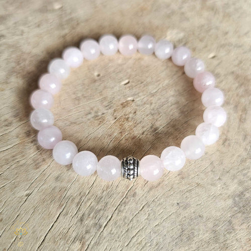 Rose Quartz Bracelet | 8mm & 10mm Beads