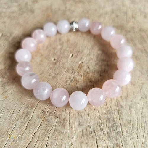 Rose Quartz Bracelet | 8mm & 10mm Beads