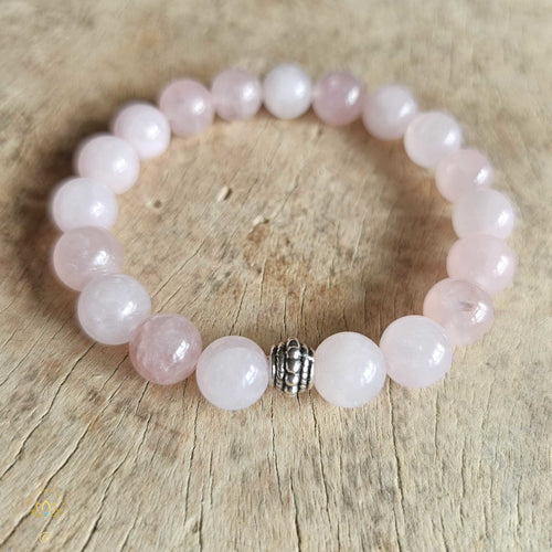 Rose Quartz Bracelet | 8mm & 10mm Beads