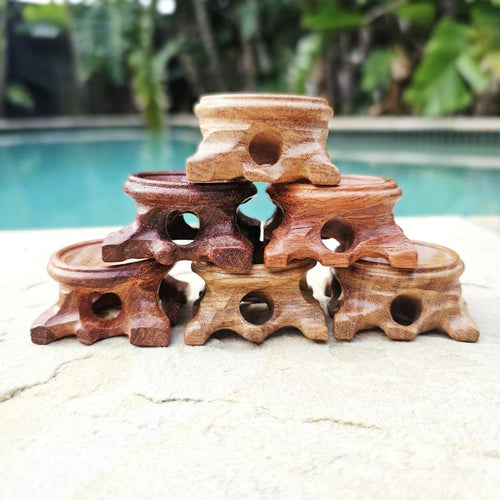 Rosewood Sphere Stands | 4.5cm