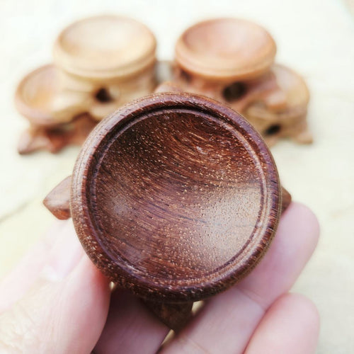 Rosewood Sphere Stands | 4.5cm
