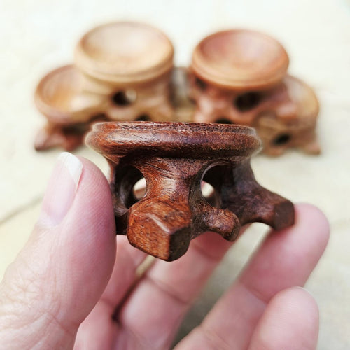 Rosewood Sphere Stands | 4.5cm
