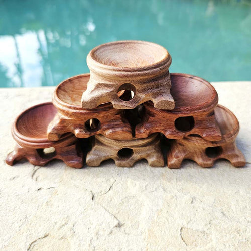 Rosewood Sphere Stands | 5.5cm