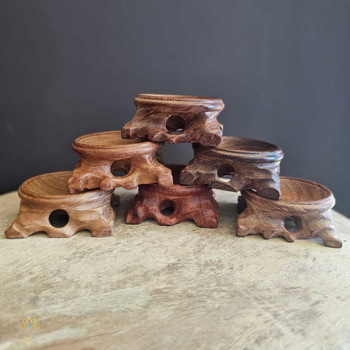 Rosewood Sphere Stands | Medium