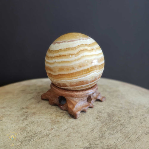 Rosewood Sphere Stands | Medium