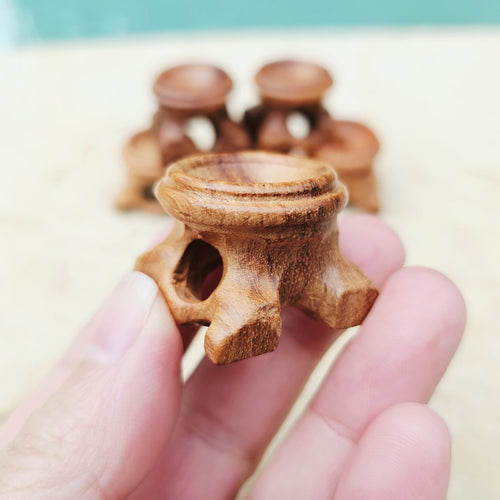 Rosewood Sphere Stands | Small 2.9cm