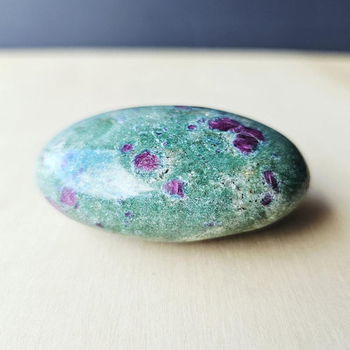 Ruby Fuchsite Palm Stone | 149gms