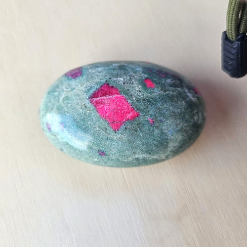 Ruby Fuchsite | Palm Stones 134gms