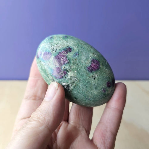 Ruby Fuchsite | Palm Stones 142gms