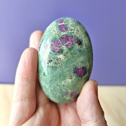 Ruby Fuchsite | Palm Stones 152gms