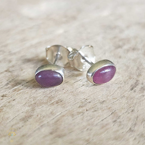 Ruby Studs | Powerful Protector