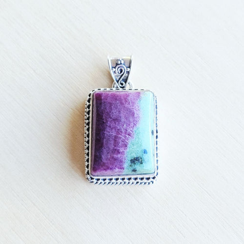 Ruby Zoisite Pendant | Emotional Alchemy
