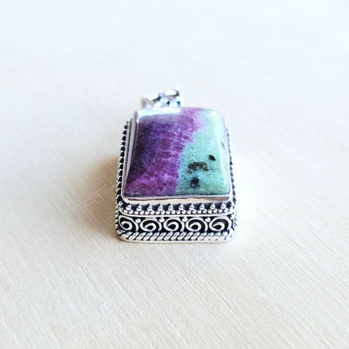 Ruby Zoisite Pendant | Emotional Alchemy