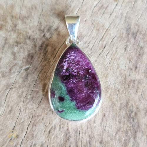 Ruby Zoisite Pendant | Spiritual Energy