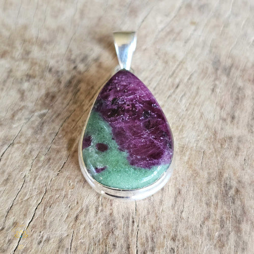 Ruby Zoisite Pendant | Spiritual Energy