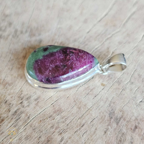 Ruby Zoisite Pendant | Spiritual Energy