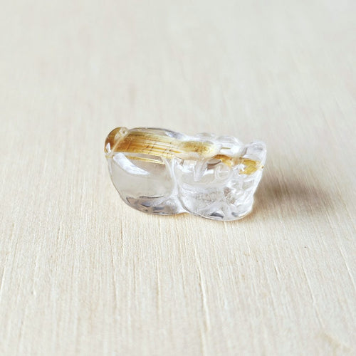 Rutilated Quartz | Mini Pixiu