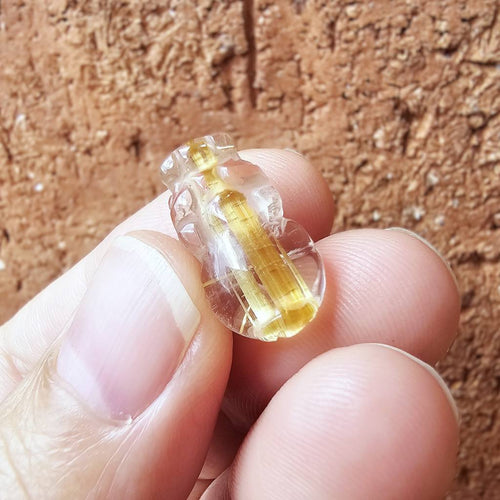 Rutilated Quartz | Mini Pixiu