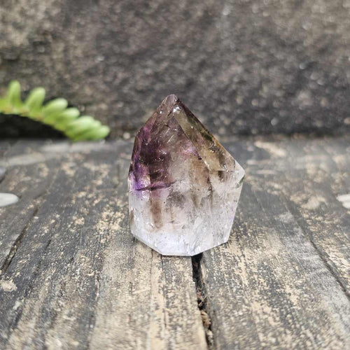 Rutilated, Amethyst & Inclusion Quartz| Faceted Freeform 32gms